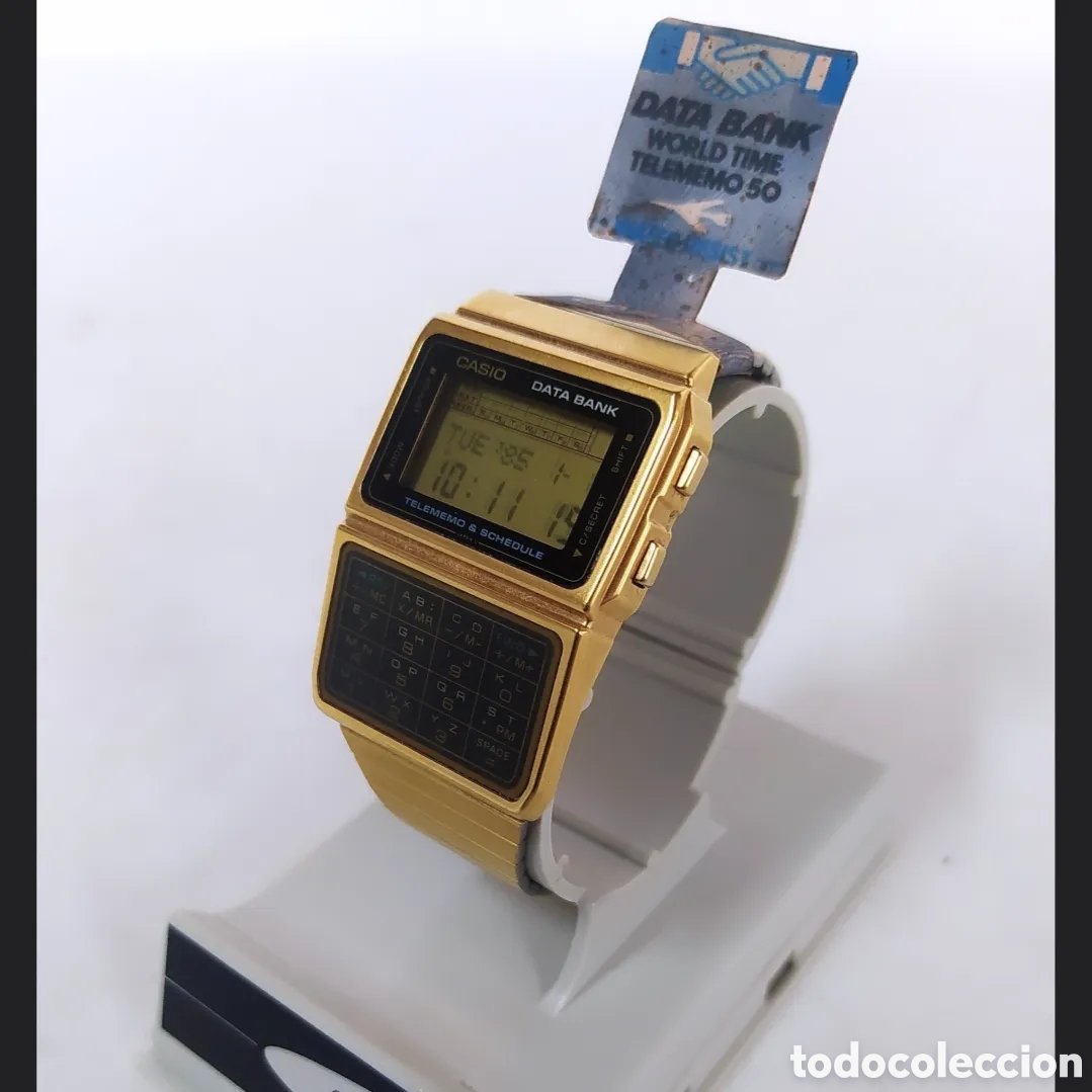 Vintage: Casio DBC-610 Gold Calculadora Reloj Module 676 - Foto 8