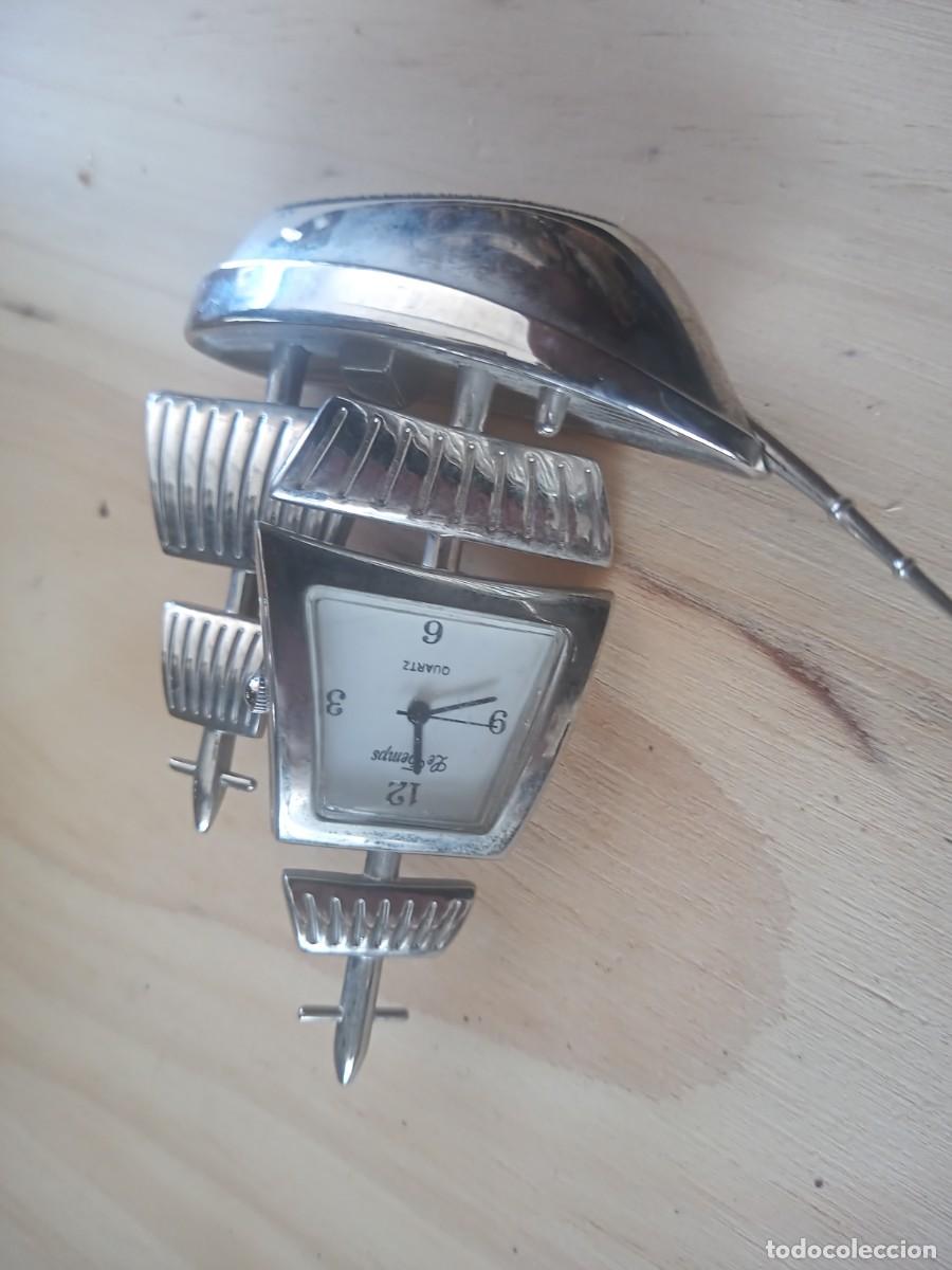 Vintage: LINDO RELOJ DE MESA EN BARCO QUARTZ - Foto 5
