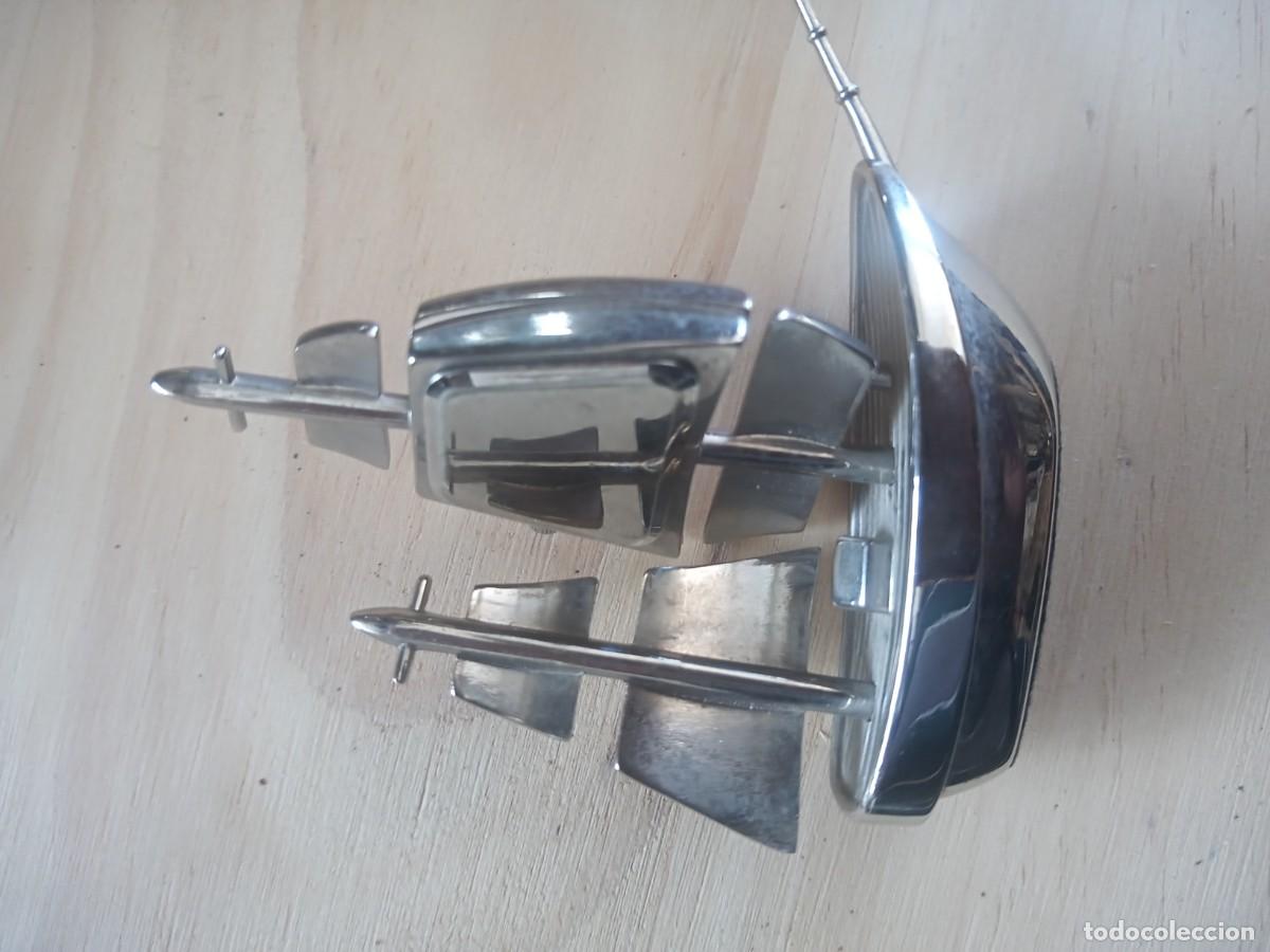 Vintage: LINDO RELOJ DE MESA EN BARCO QUARTZ - Foto 8