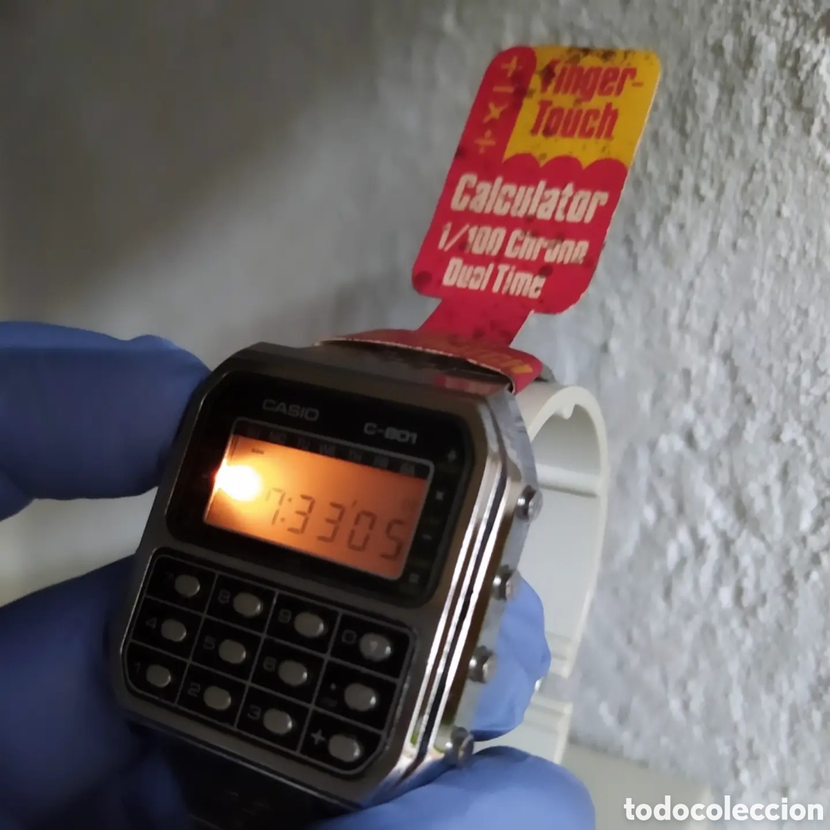 Vintage: Casio C-801 Calculadora Reloj Module 133 - Foto 3