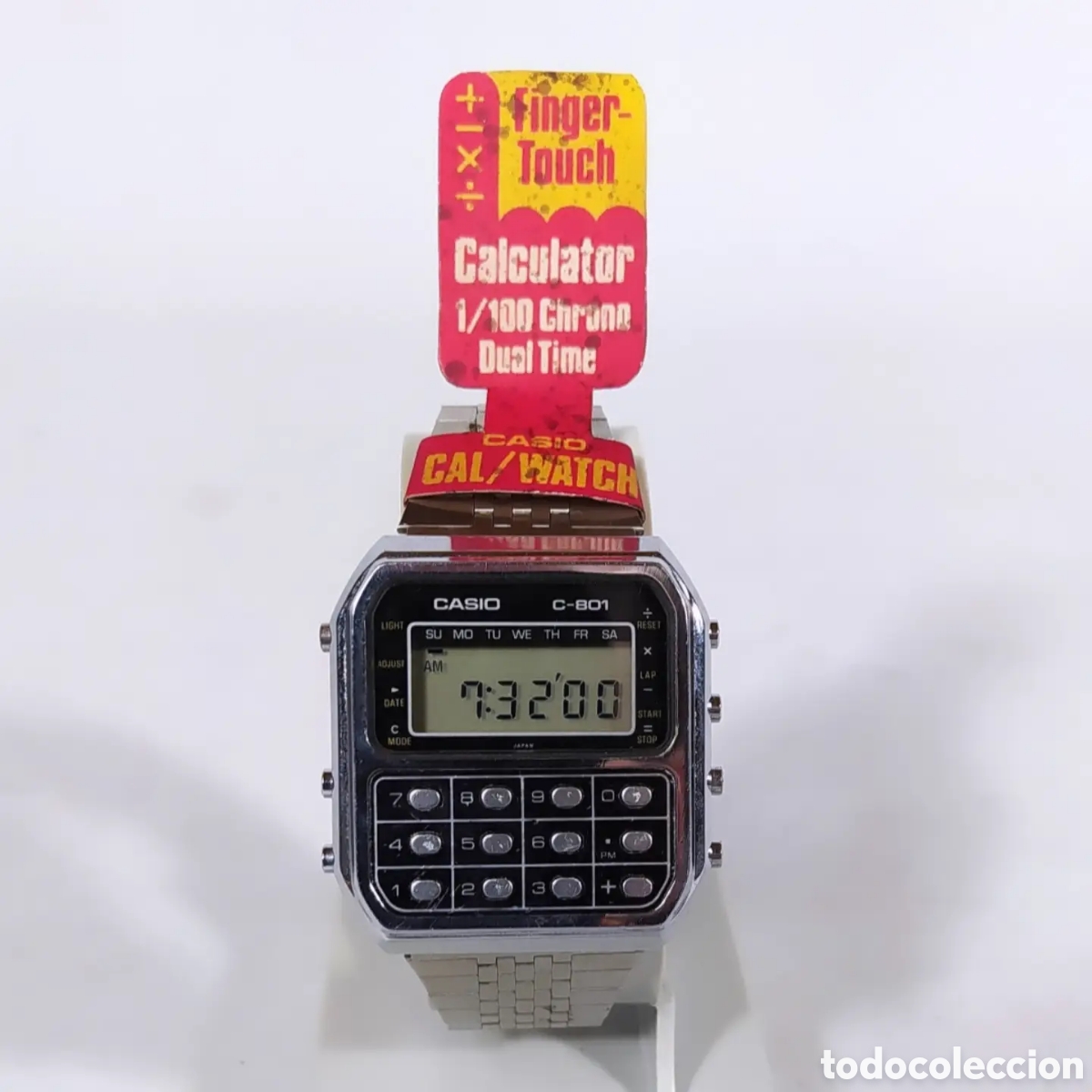 Vintage: Casio C-801 Calculadora Reloj Module 133 - Foto 4