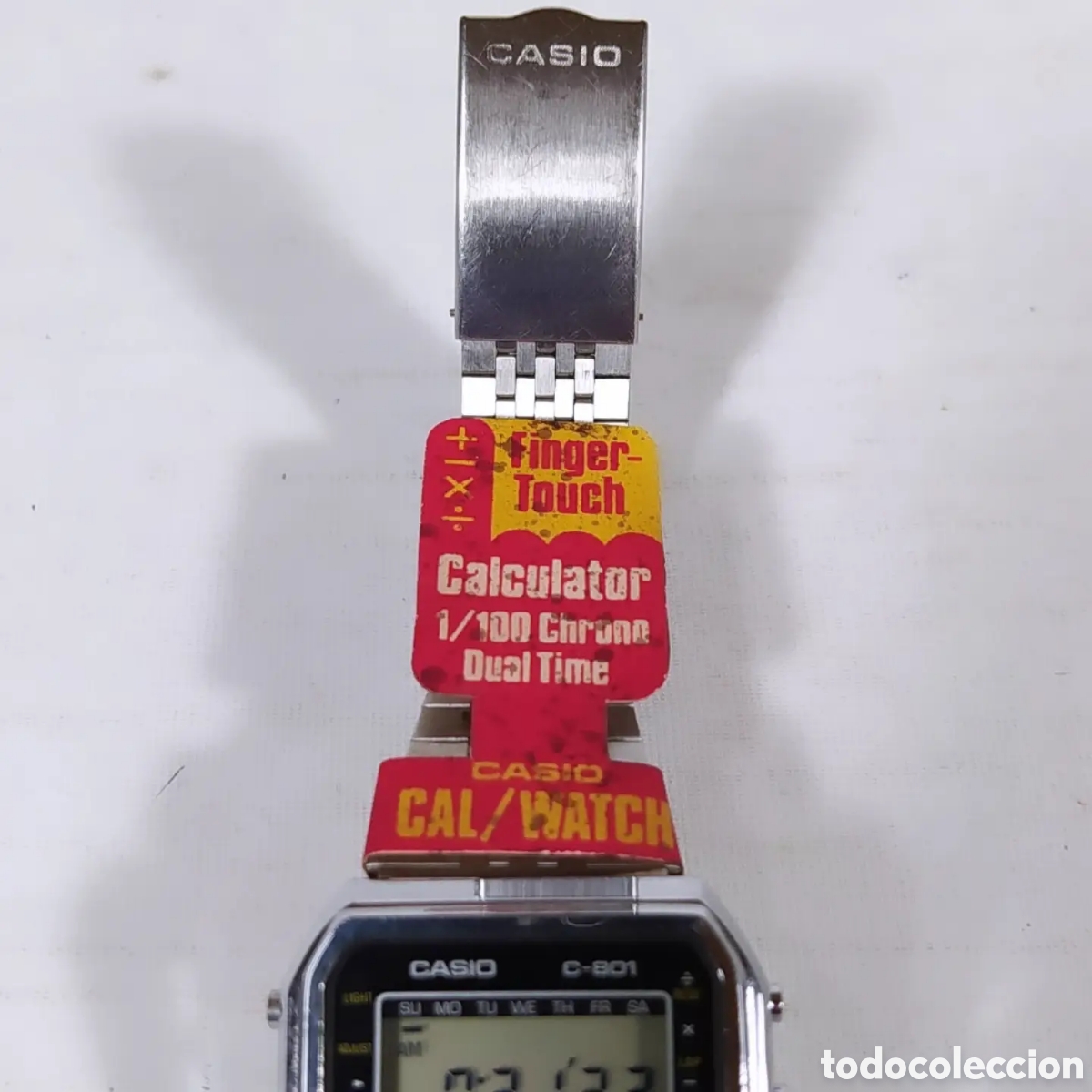 Vintage: Casio C-801 Calculadora Reloj Module 133 - Foto 5