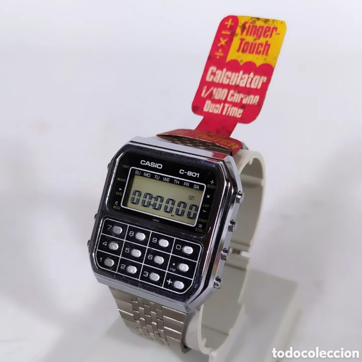 Vintage: Casio C-801 Calculadora Reloj Module 133 - Foto 6