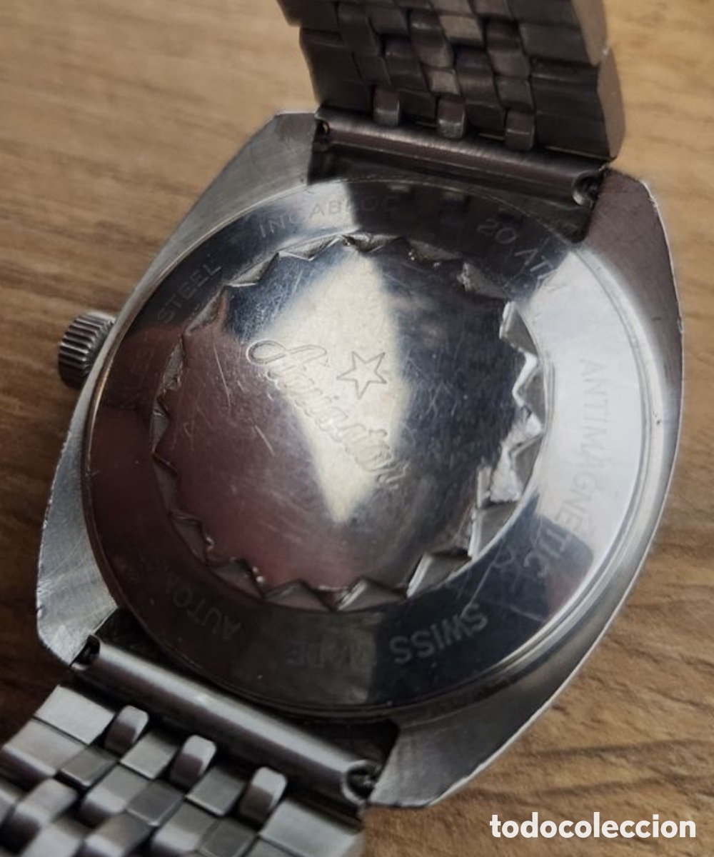 Vintage: Reloj Duward Aquastar 200m. Autom&aacute;tico. - Foto 2