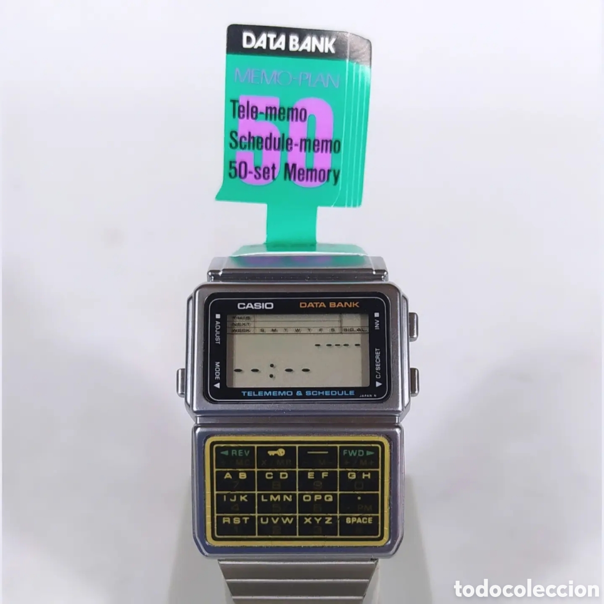 Vintage: Casio DBC-600 Calculadora Data Bank Reloj Module 563 - Foto 5