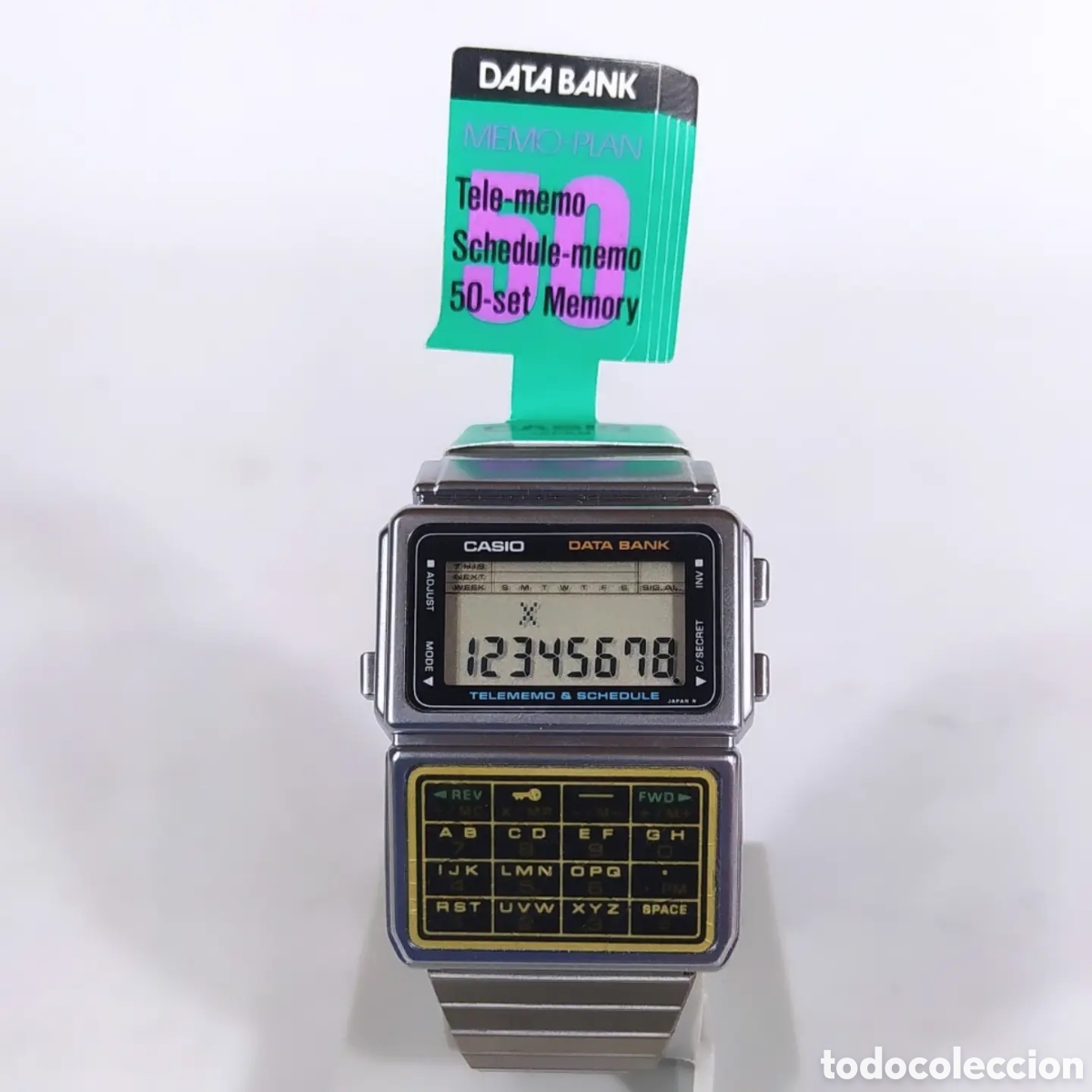 Vintage: Casio DBC-600 Calculadora Data Bank Reloj Module 563 - Foto 6