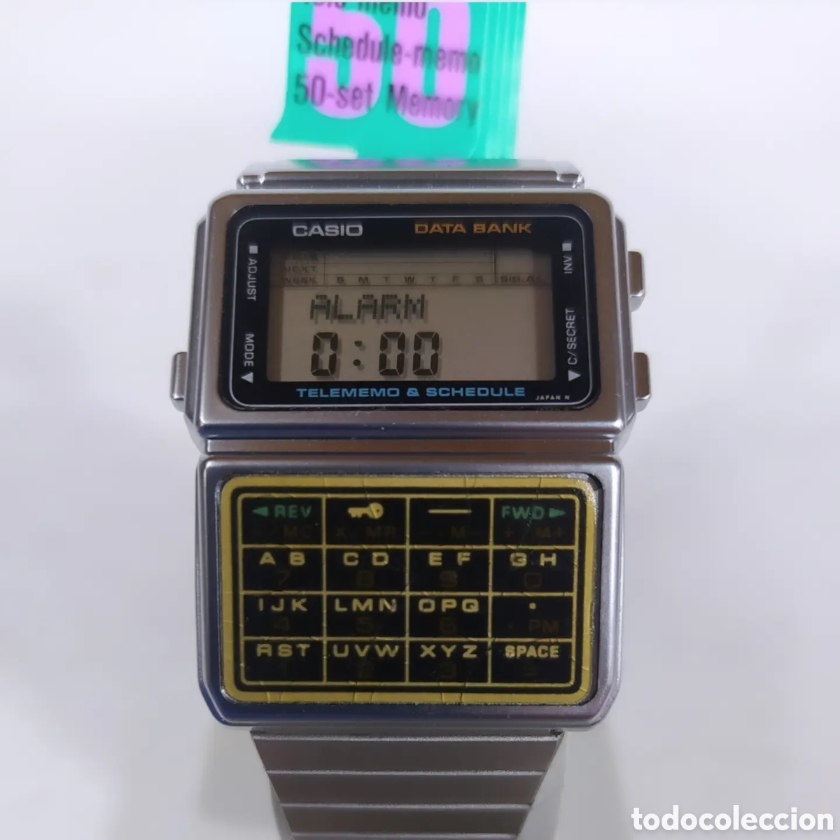 Vintage: Casio DBC-600 Calculadora Data Bank Reloj Module 563 - Foto 7
