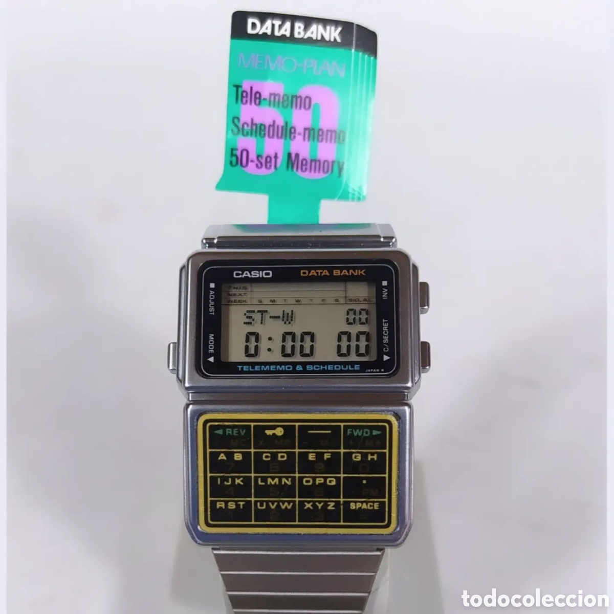 Vintage: Casio DBC-600 Calculadora Data Bank Reloj Module 563 - Foto 8