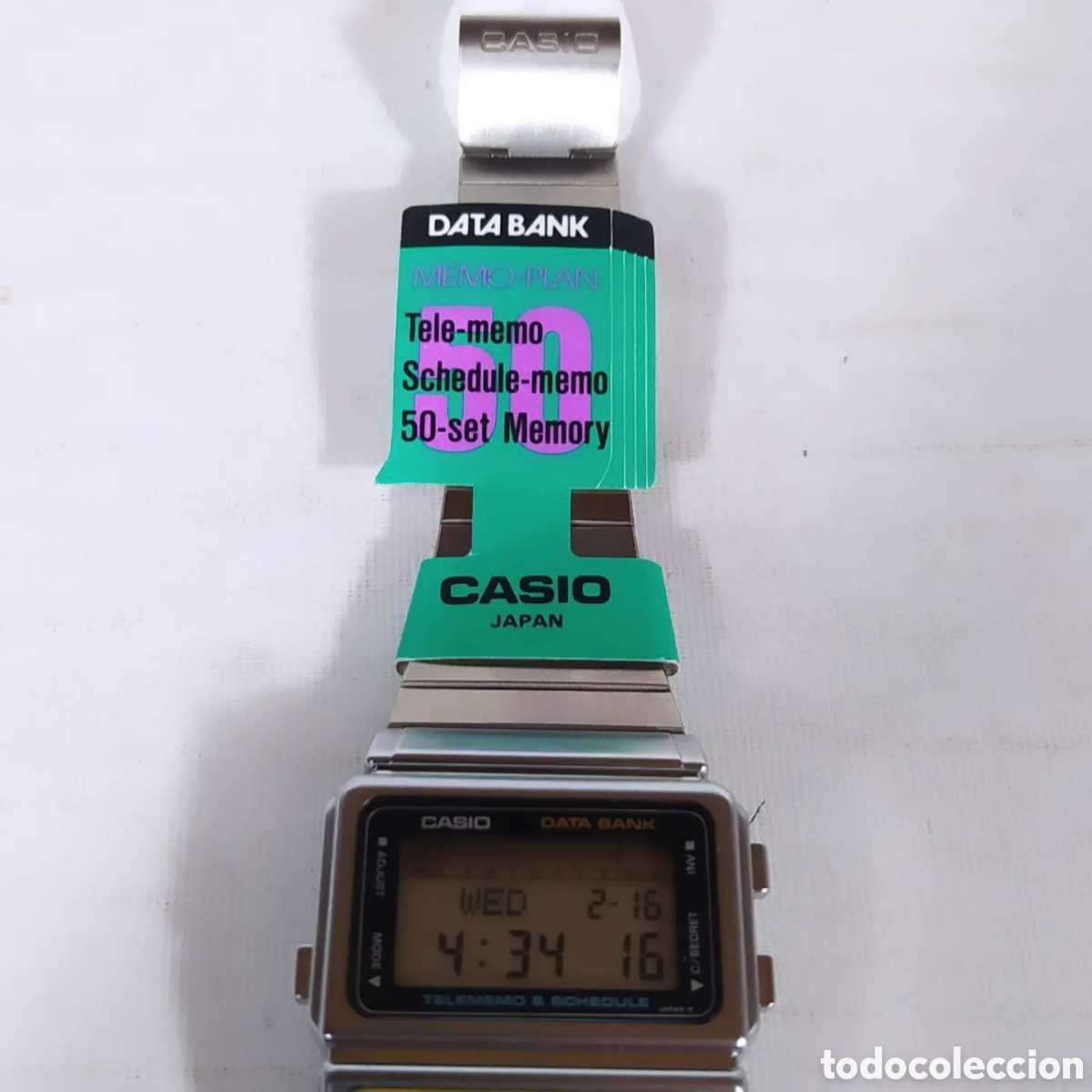 Vintage: Casio DBC-600 Calculadora Data Bank Reloj Module 563 - Foto 9