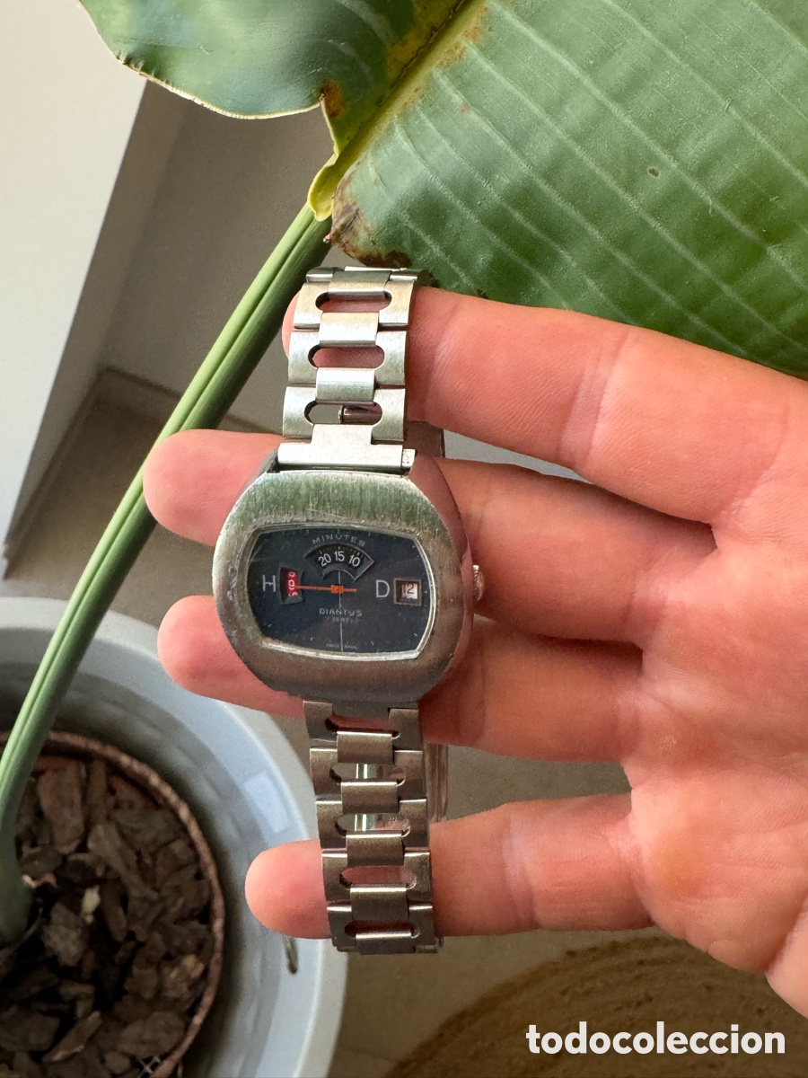 Vintage: reloj DIANTUS jump hour - Foto 1