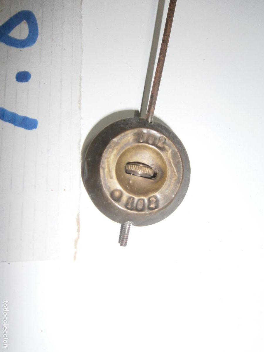 Vintage: ANTIGUO PENDULO DE RELOJ - Foto 2