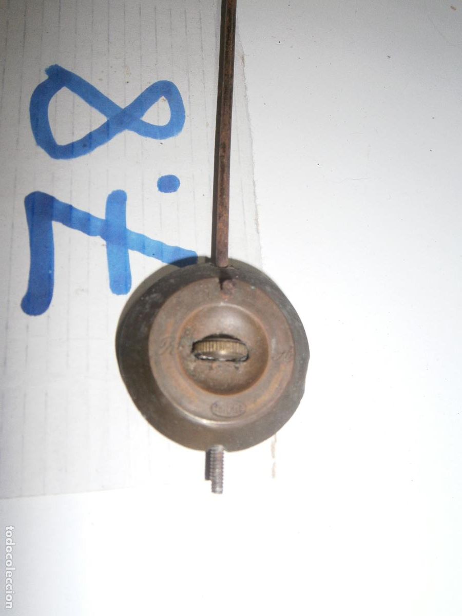 Vintage: ANTIGUO PENDULO DE RELOJ - Foto 3