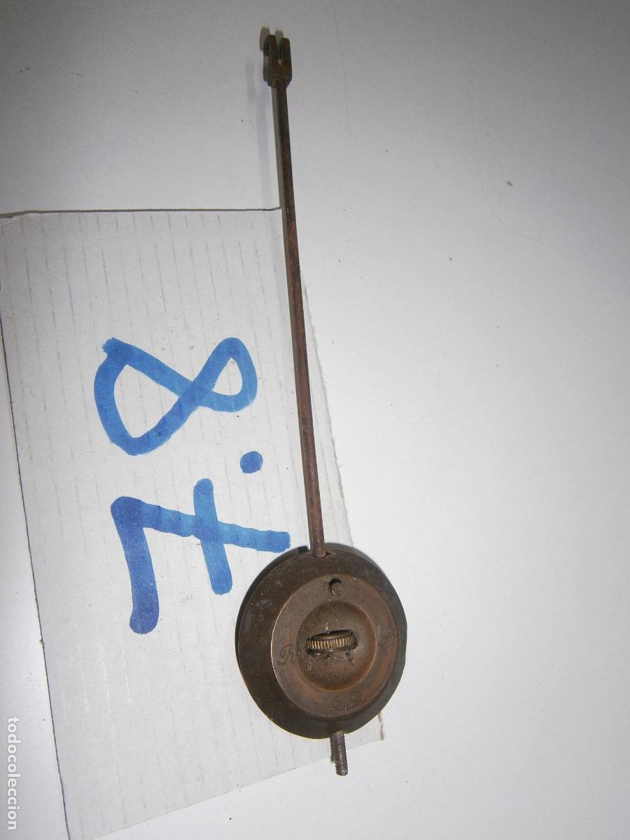 Vintage: ANTIGUO PENDULO DE RELOJ - Foto 1