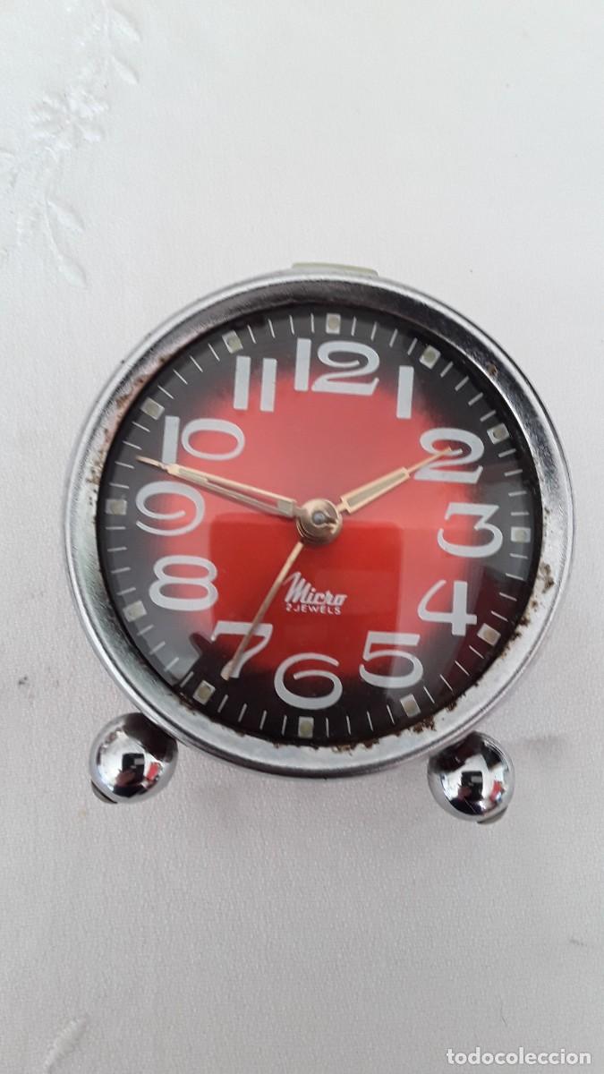 Vintage: ANTIGUO RELOJ DESPERTADOR MICRO - Foto 1
