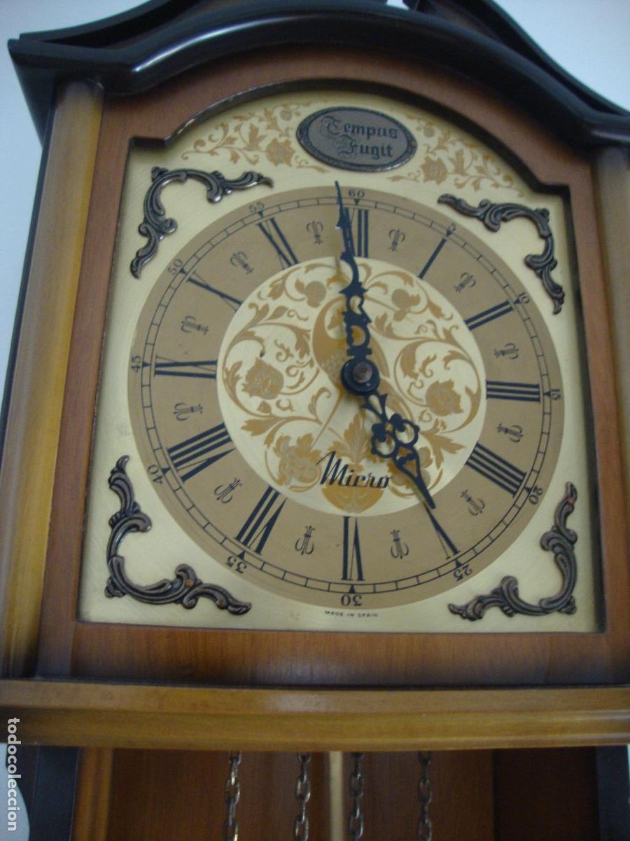 Vintage: reloj de pared carga manual - Foto 2