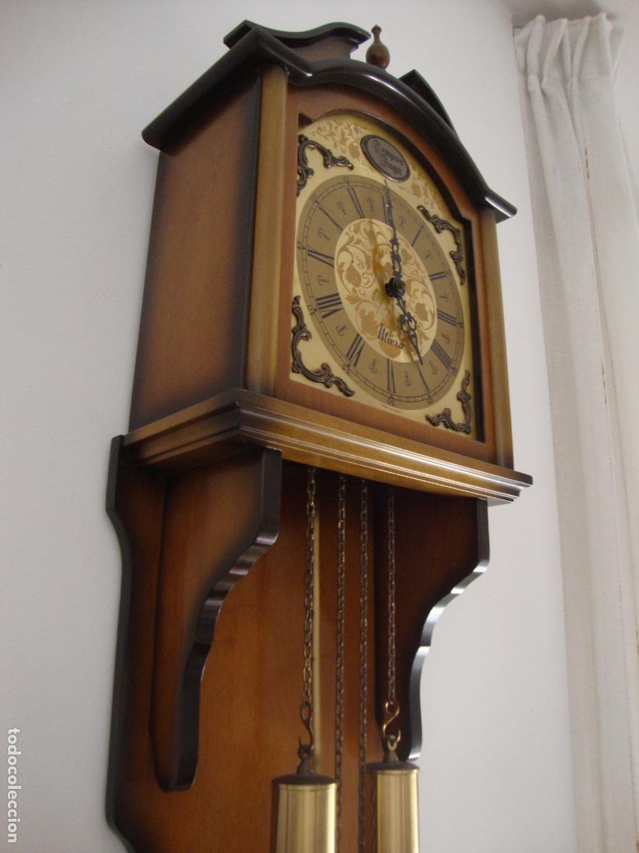 Vintage: reloj de pared carga manual - Foto 3