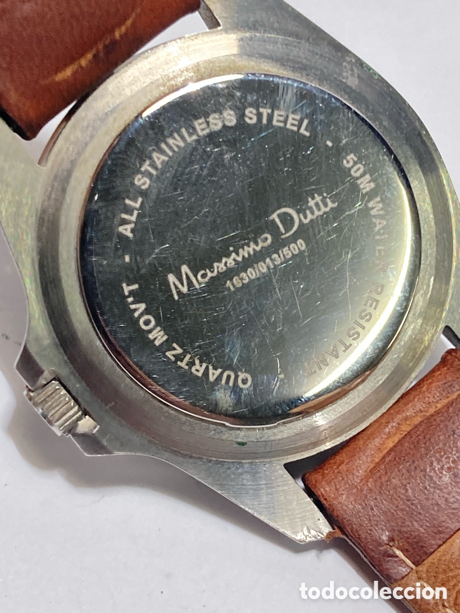 Vintage: Reloj Massimo Dutti quartz /CR12-10 - Foto 4