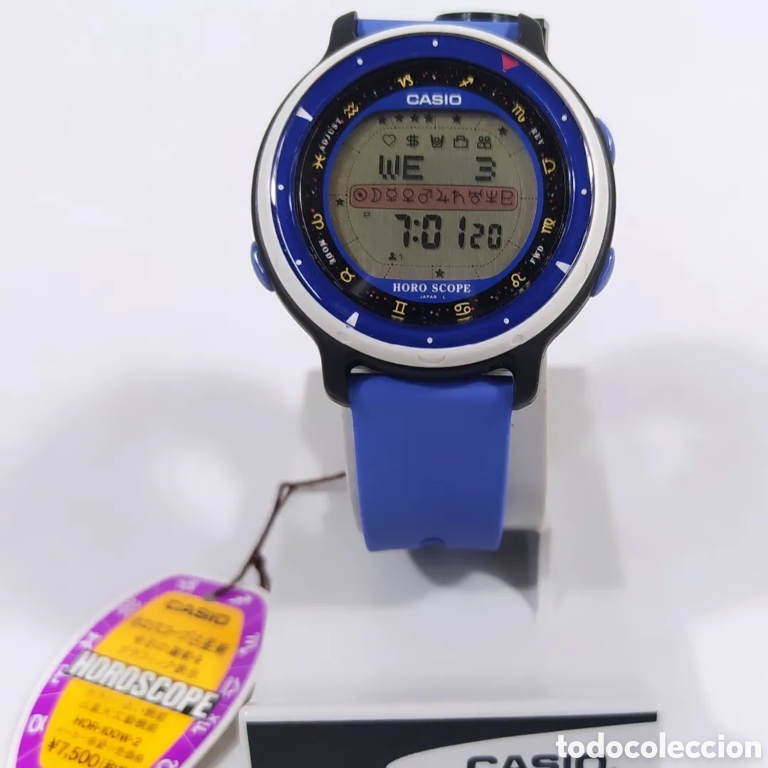 Vintage: Reloj Casio HOR-100W Horoscopo Modulo 1014 - Foto 7