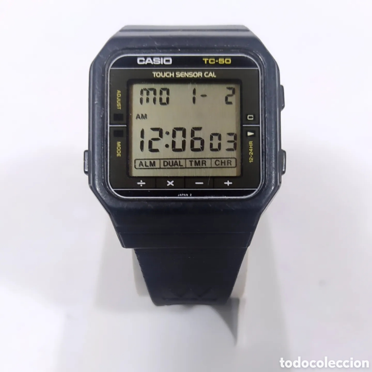 Vintage: Reloj Casio TC-50 Touch Sensor Calculadora Modulo 120 - Foto 4