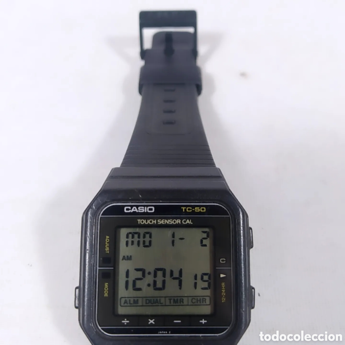 Vintage: Reloj Casio TC-50 Touch Sensor Calculadora Modulo 120 - Foto 5