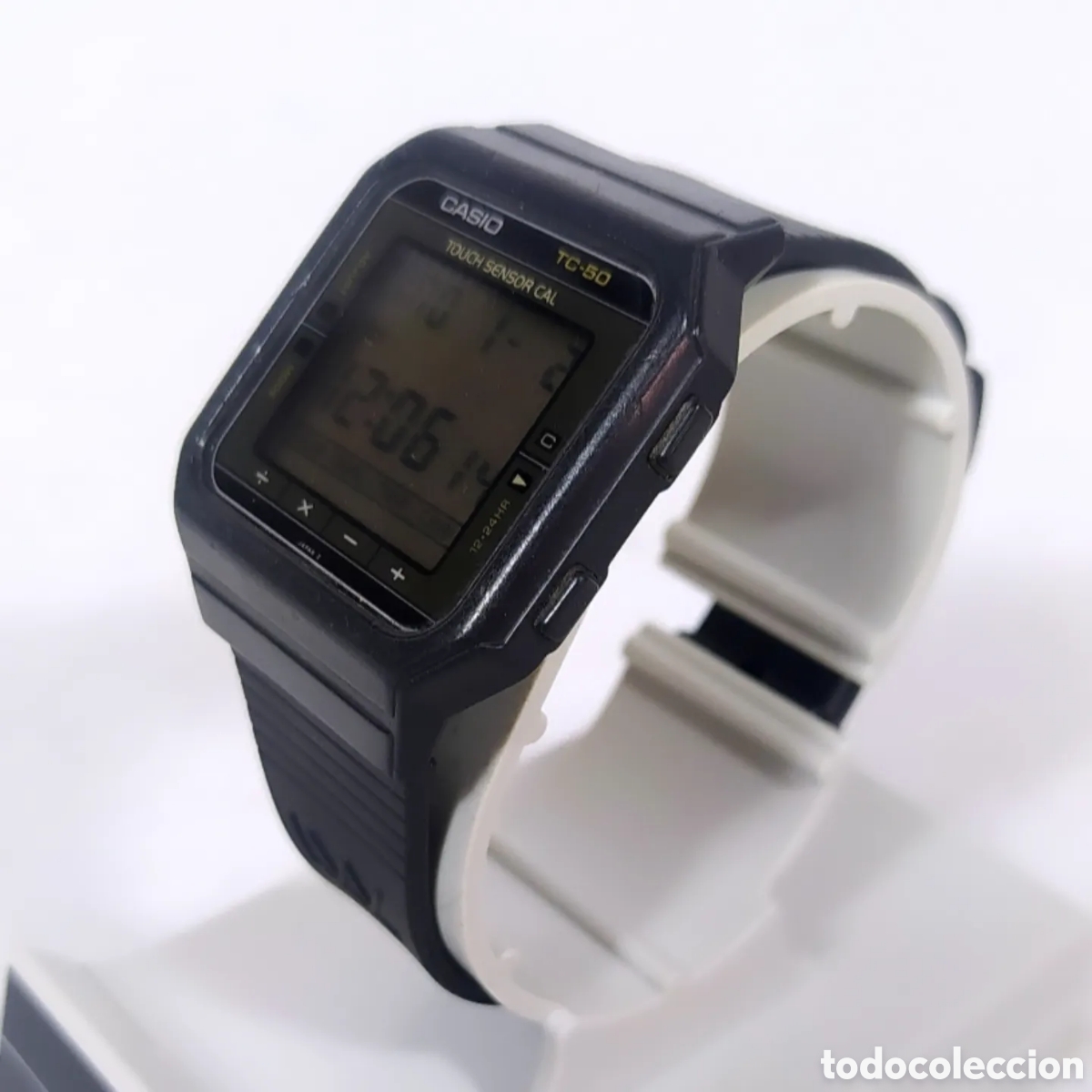 Vintage: Reloj Casio TC-50 Touch Sensor Calculadora Modulo 120 - Foto 9