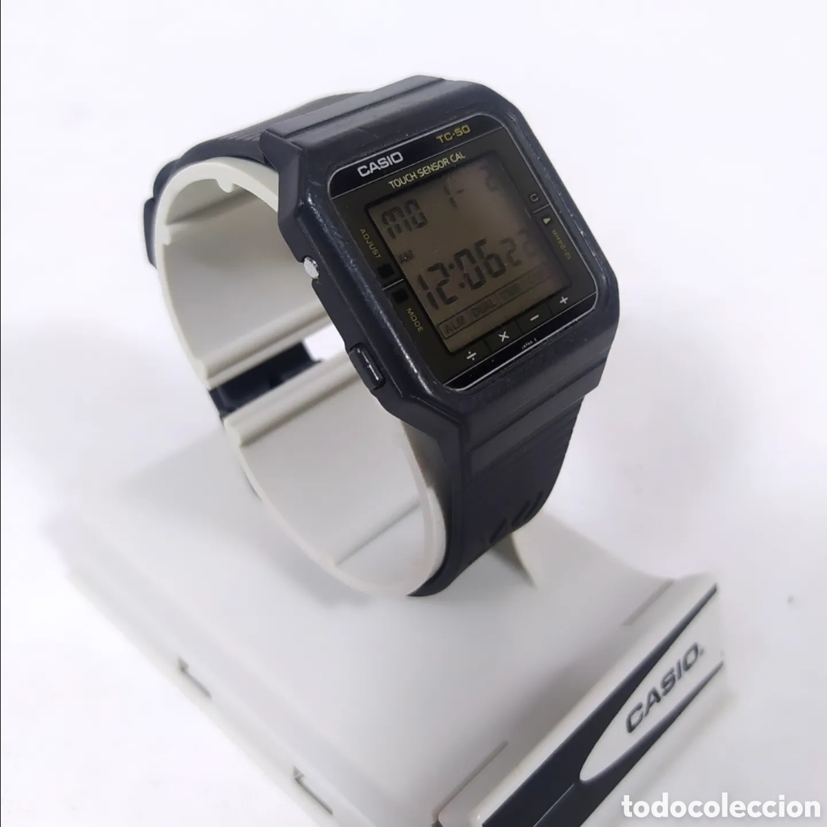 Vintage: Reloj Casio TC-50 Touch Sensor Calculadora Modulo 120 - Foto 10
