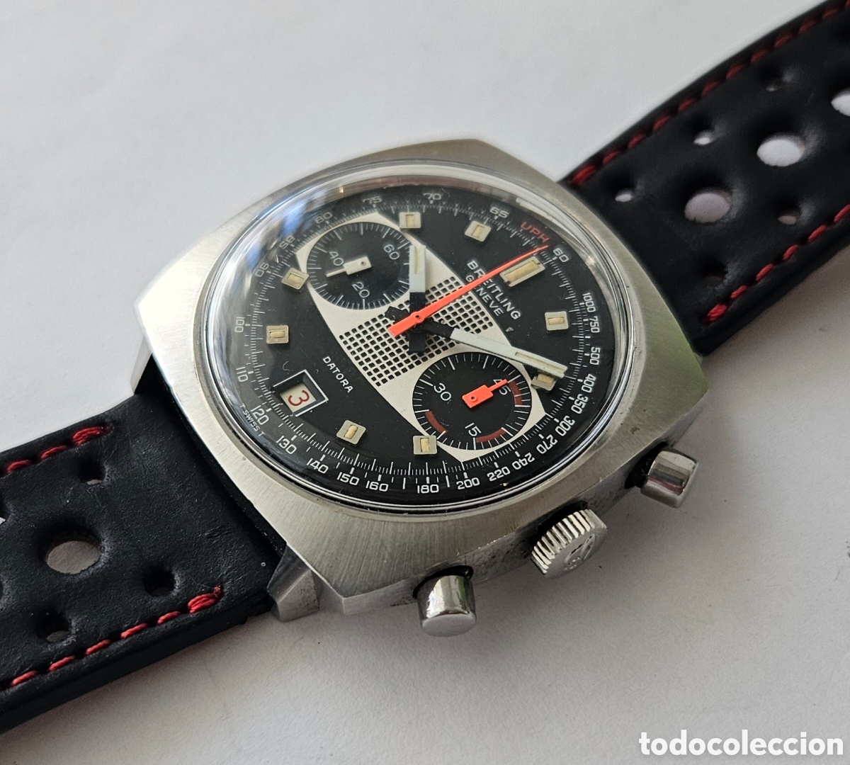 Vintage: Reloj breitling datora cronografo - Foto 5