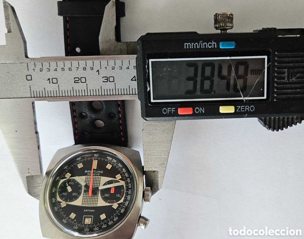 Vintage: Reloj breitling datora cronografo - Foto 8