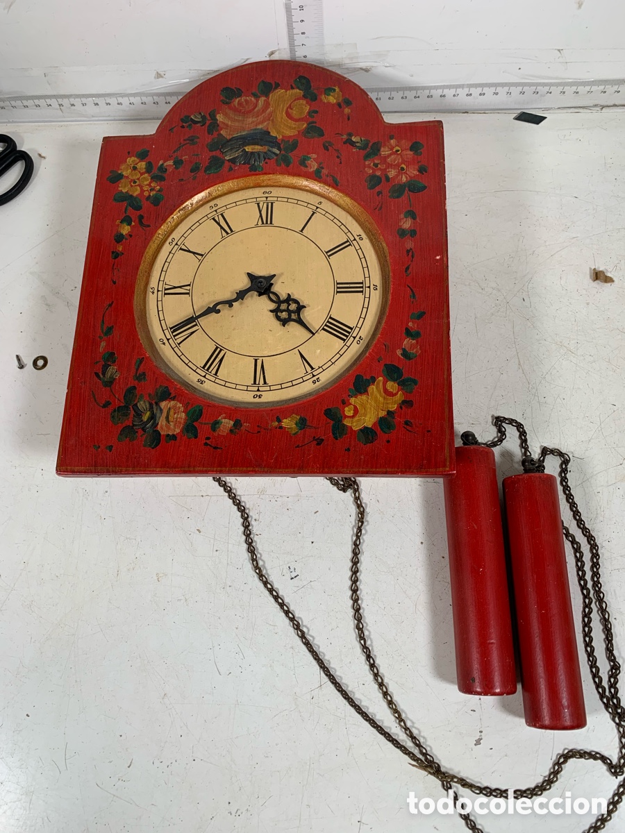 Vintage: 01_Antiguo reloj de pared - Foto 2