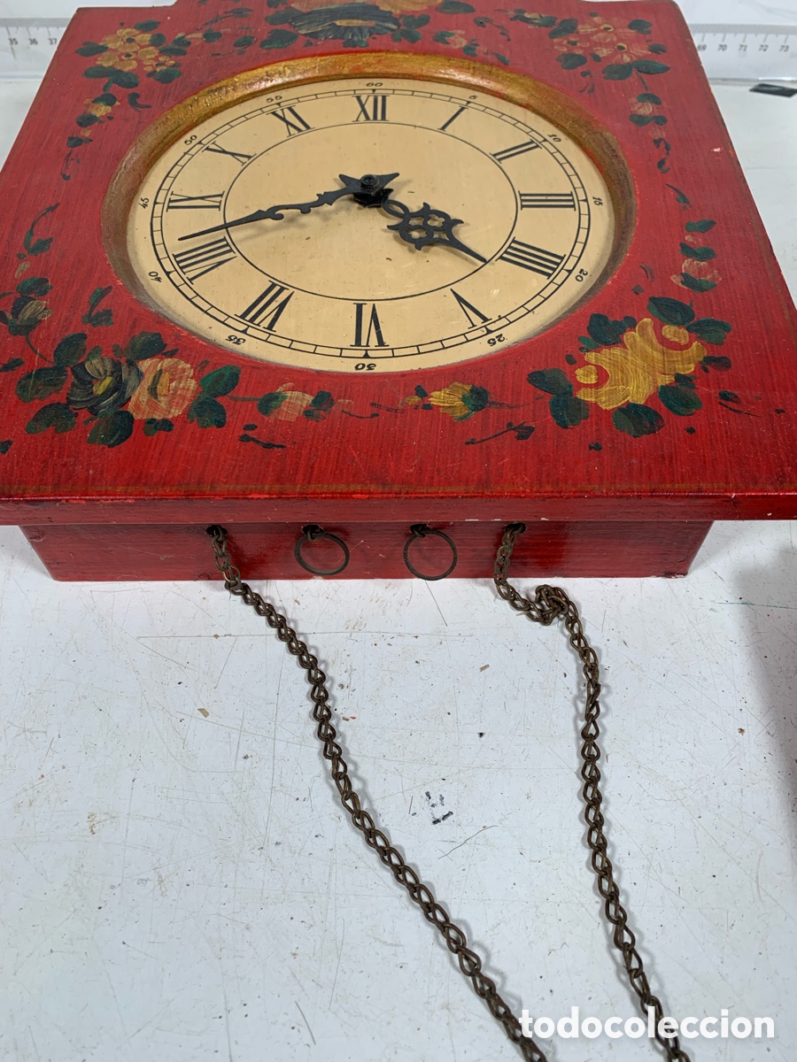 Vintage: 01_Antiguo reloj de pared - Foto 5