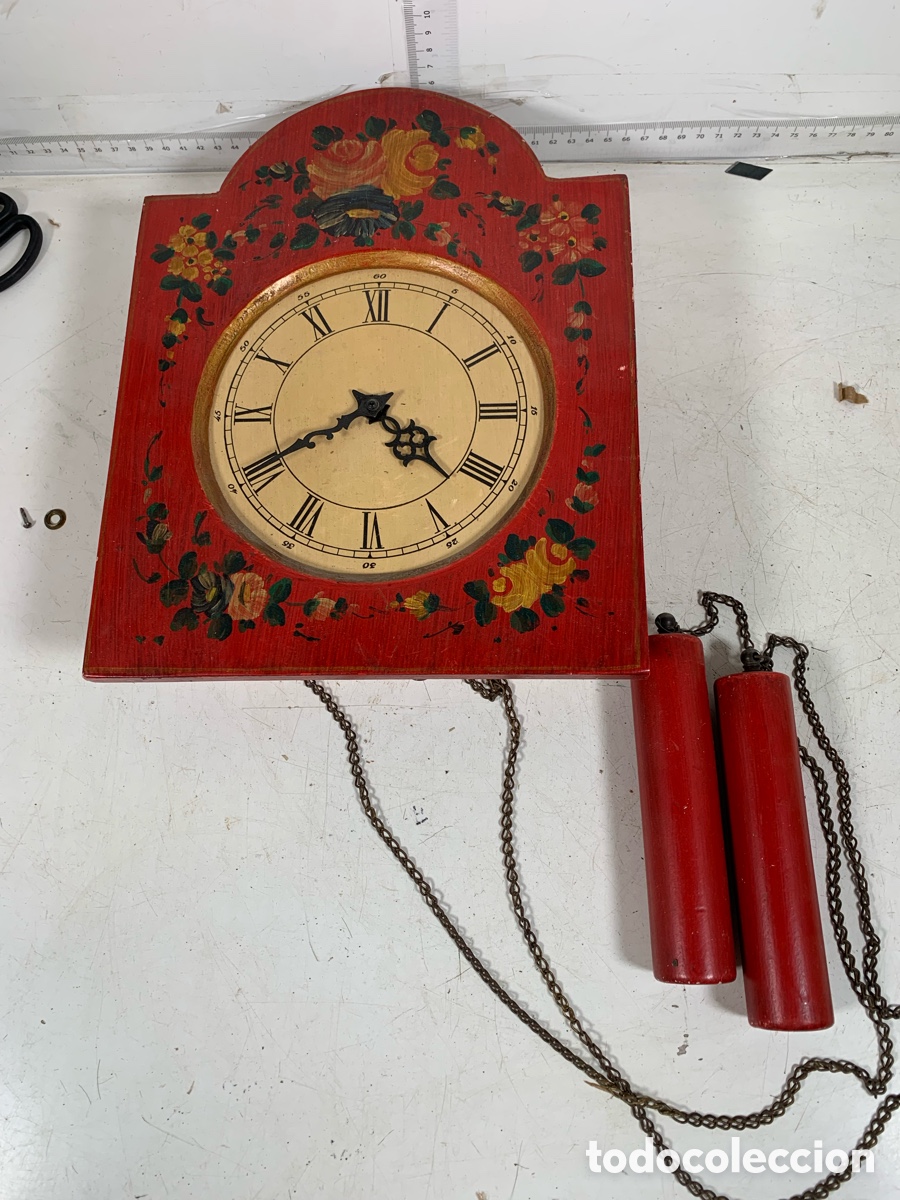 Vintage: 01_Antiguo reloj de pared - Foto 1