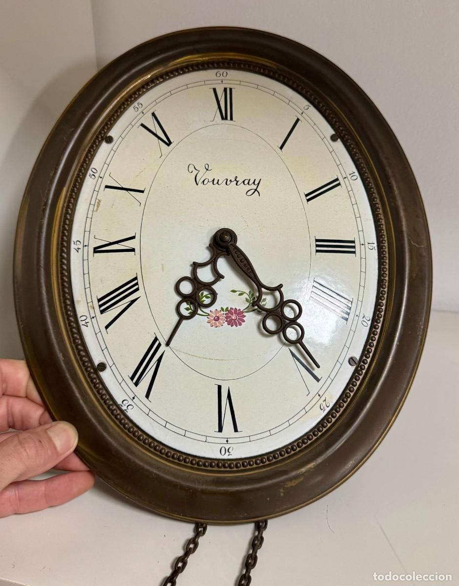 Vintage: Reloj pared antiguo Vouvray - Foto 3
