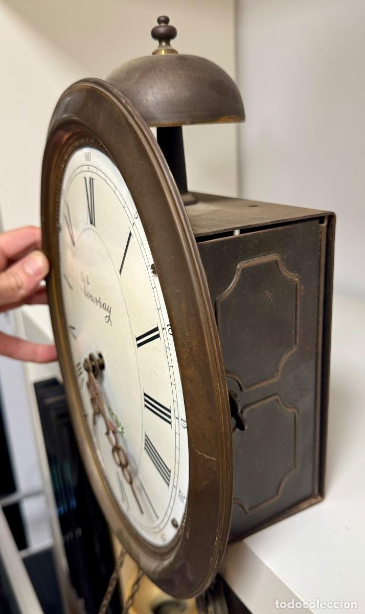 Vintage: Reloj pared antiguo Vouvray - Foto 4