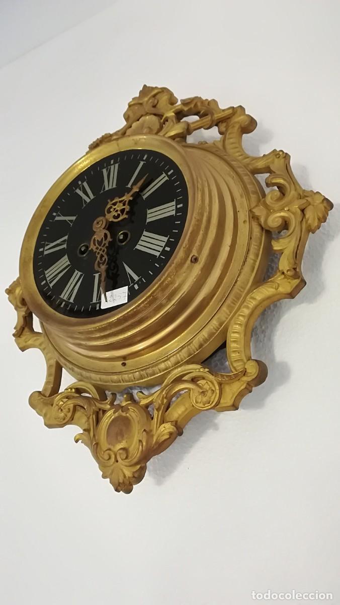 Vintage: Reloj de pared bronce dorado - Foto 2