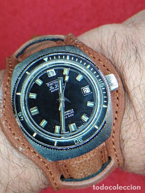 Vintage: Reloj de pulsera THERMIDOR de luxe DIVER REF-5534 - Foto 8