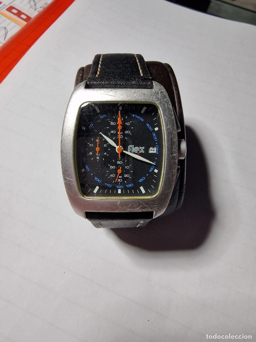Vintage: RELOJ FLEX CABALLERO CUADRADO - Foto 2