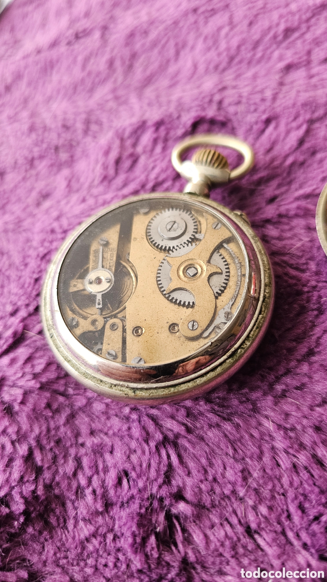 Vintage: Reloj de bolsillo Systeme Roskopf - Foto 7
