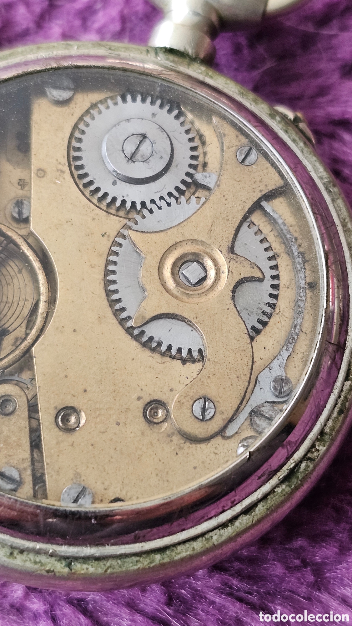 Vintage: Reloj de bolsillo Systeme Roskopf - Foto 9