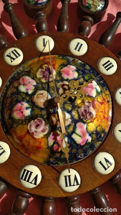 Vintage: Reloj de pared con Esferas Esmaltadas - Foto 4