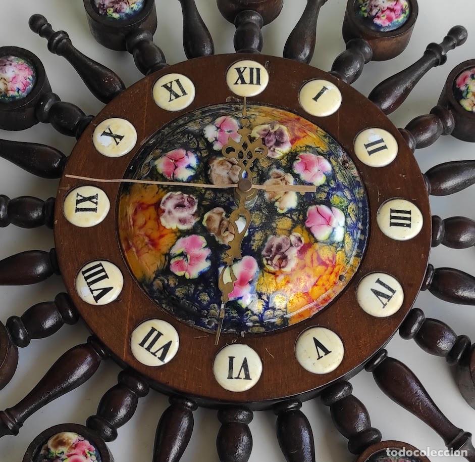 Vintage: Reloj de pared con Esferas Esmaltadas - Foto 6
