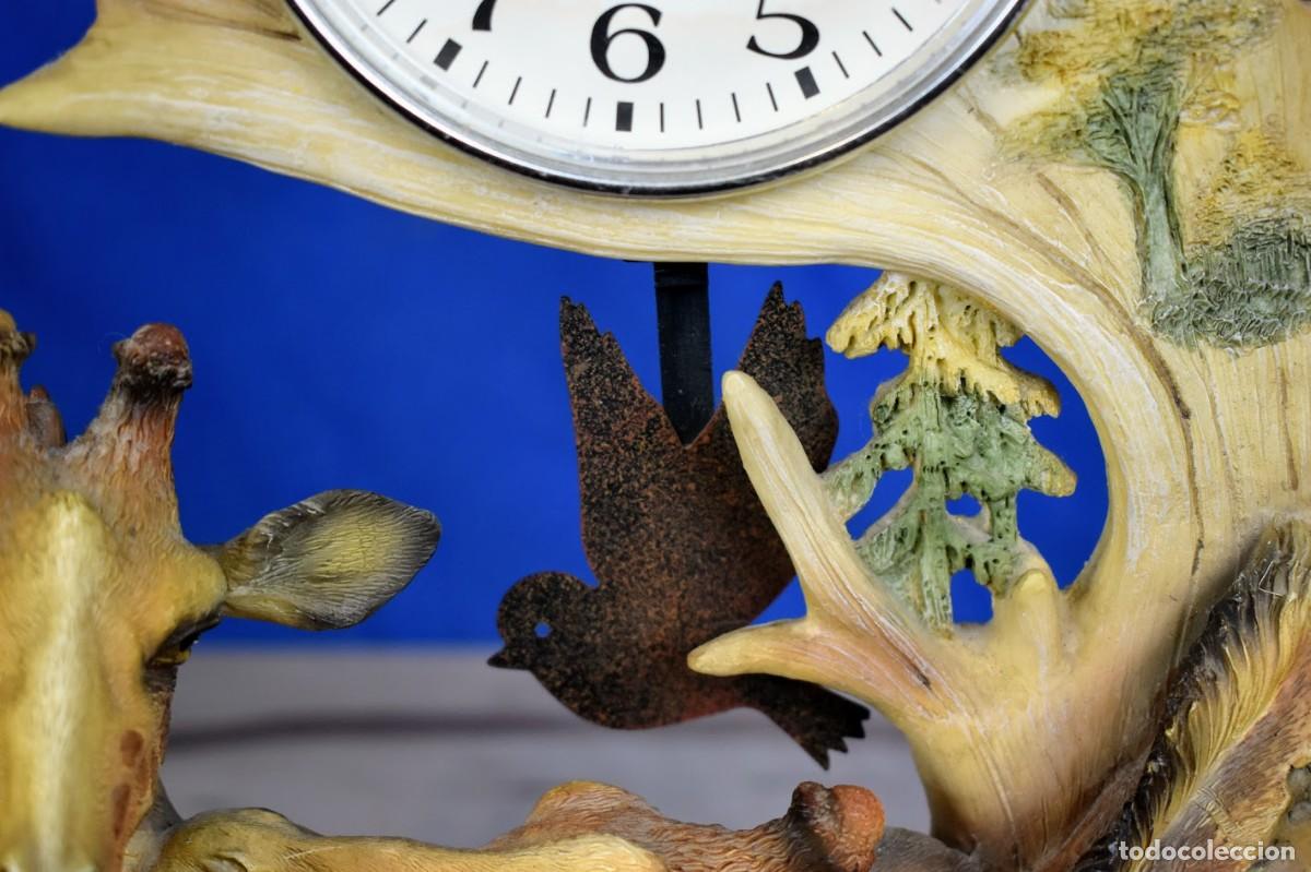 Vintage: Reloj de sobremesa con jirafas - Foto 5