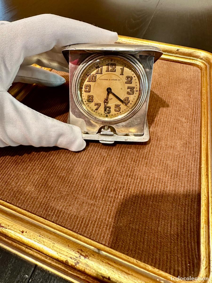 Vintage: Antiguo reloj petaca de sobremesa - Foto 1