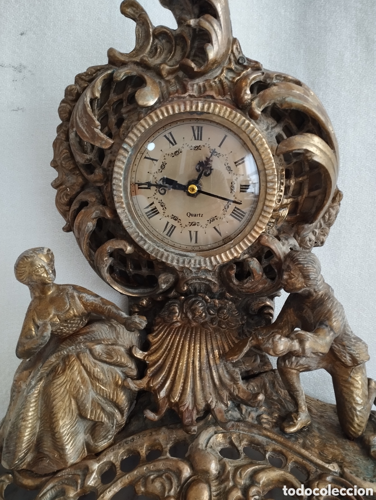 Vintage: Gran Reloj de Bronce. - Foto 1