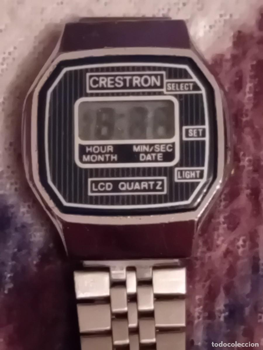 Vintage: Reloj marca Crestron d&eacute;cada de los 80 autom&aacute;tico - Foto 1