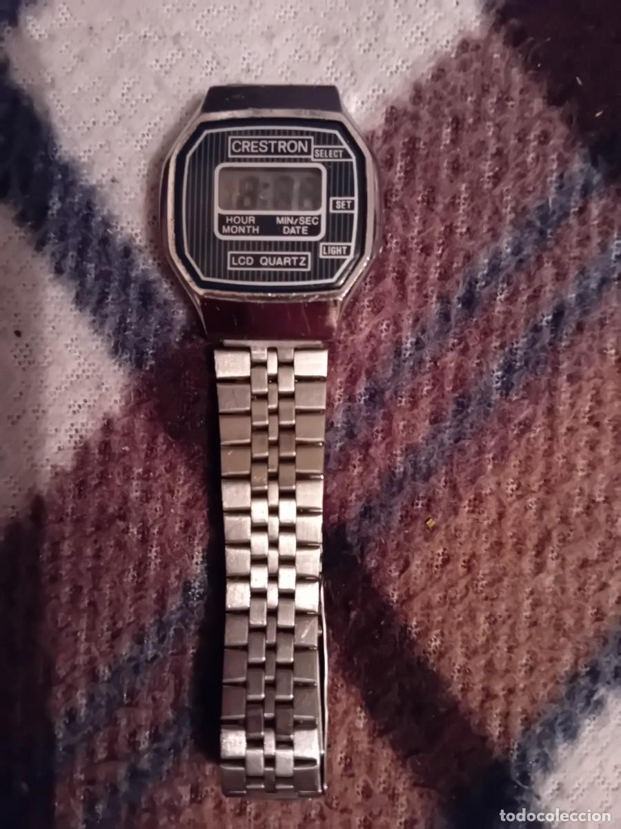 Vintage: Reloj marca Crestron d&eacute;cada de los 80 autom&aacute;tico - Foto 2