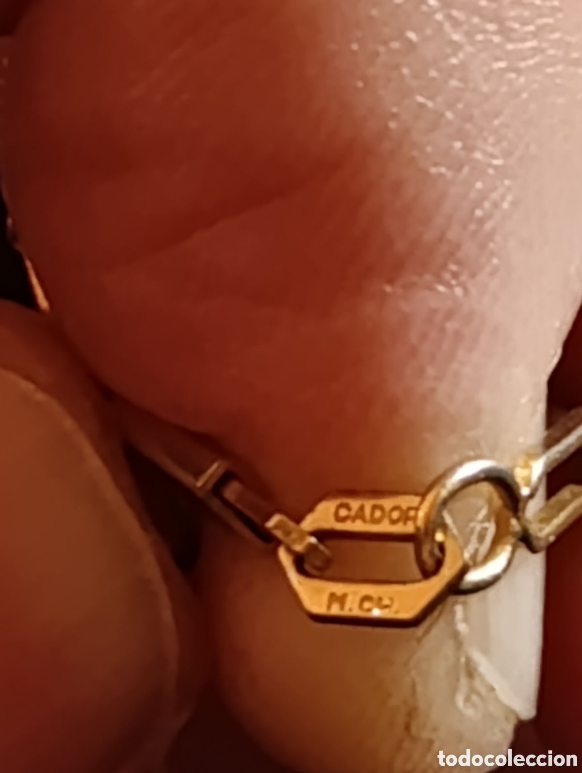 Vintage: Reloj con cadena chapada en oro - Foto 4