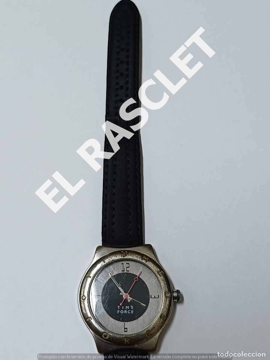 Vintage: RELOJ PULSERA MARCA TIME FORCE MADE ITALIAN REF.5932 - Foto 4