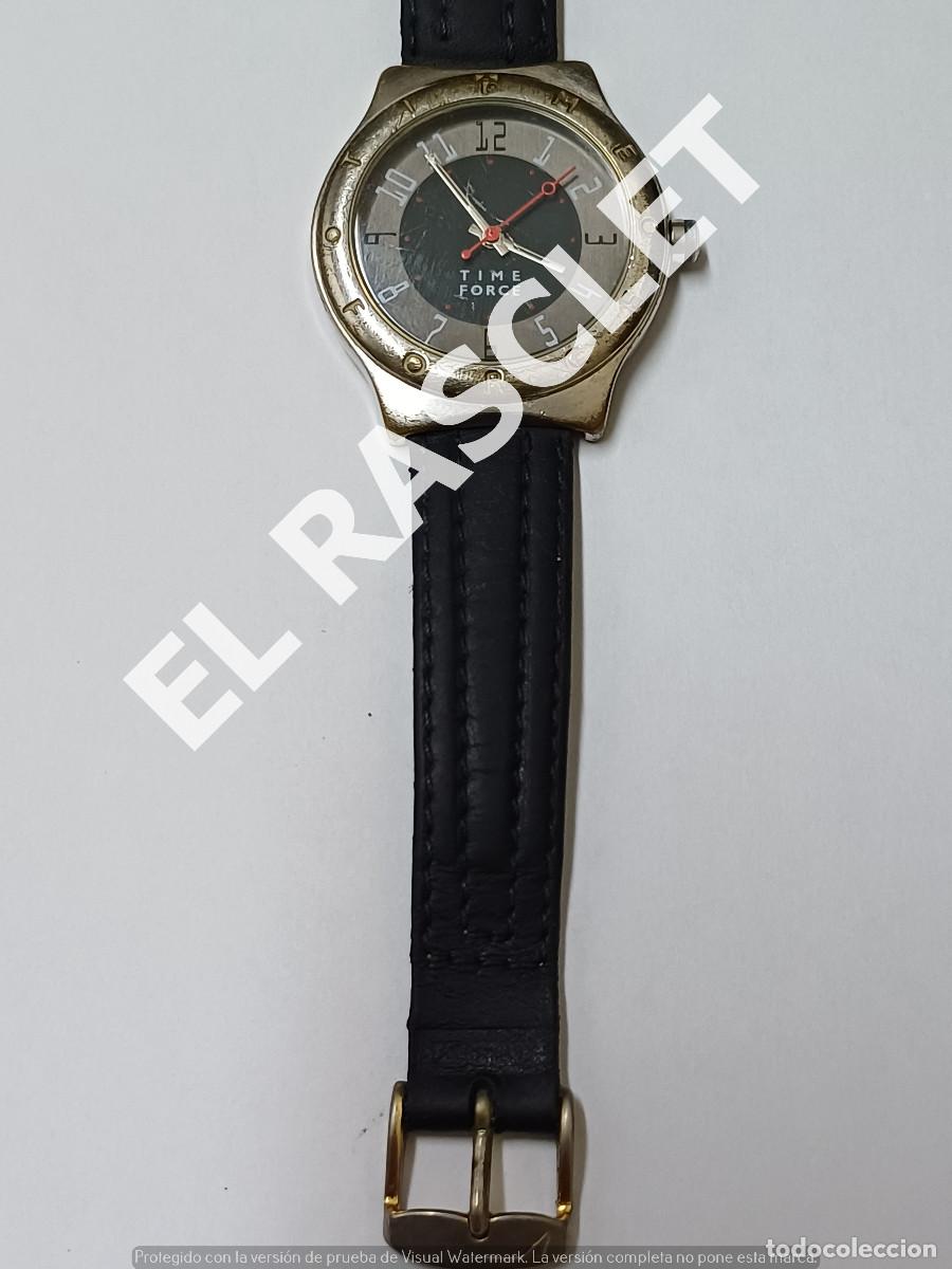 Vintage: RELOJ PULSERA MARCA TIME FORCE MADE ITALIAN REF.5932 - Foto 5