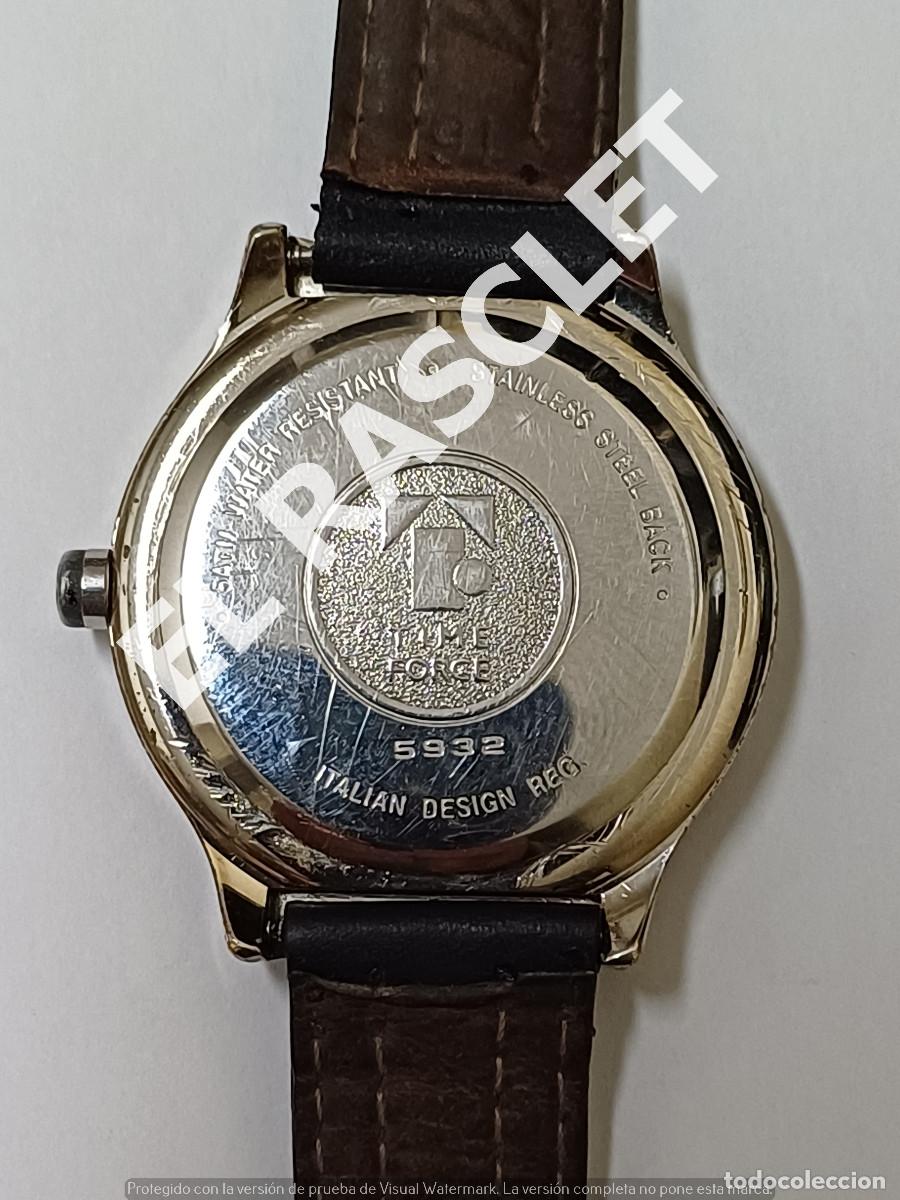 Vintage: RELOJ PULSERA MARCA TIME FORCE MADE ITALIAN REF.5932 - Foto 2