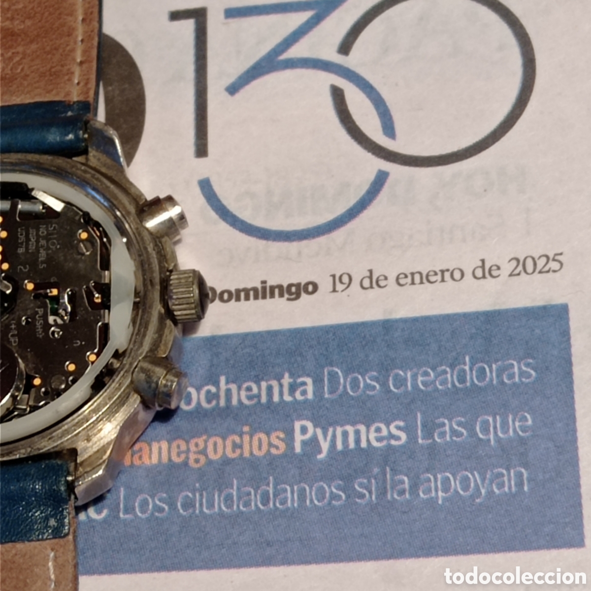 Vintage: Reloj vintage quartz. Funciona notequedessinel. - Foto 6